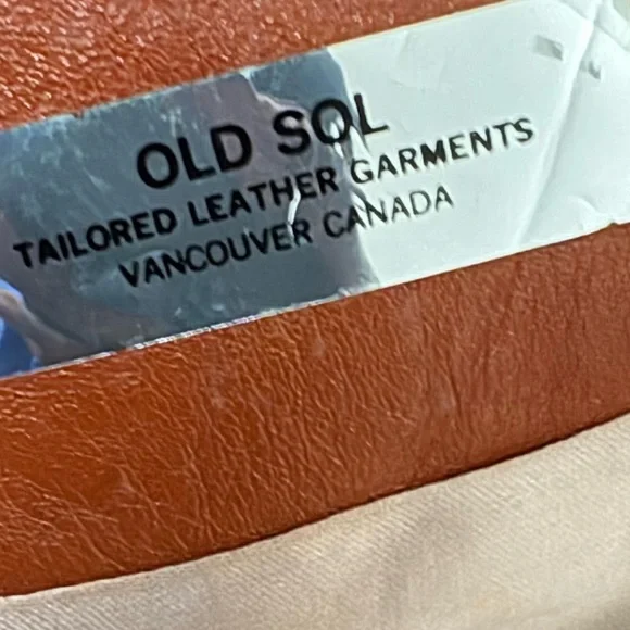 Rust Leather Jacket - Picture 5 of 6